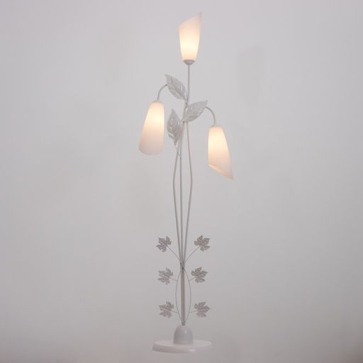 Торшер напольный BayerLux «Симпл», 3×40 Вт, E27, белый