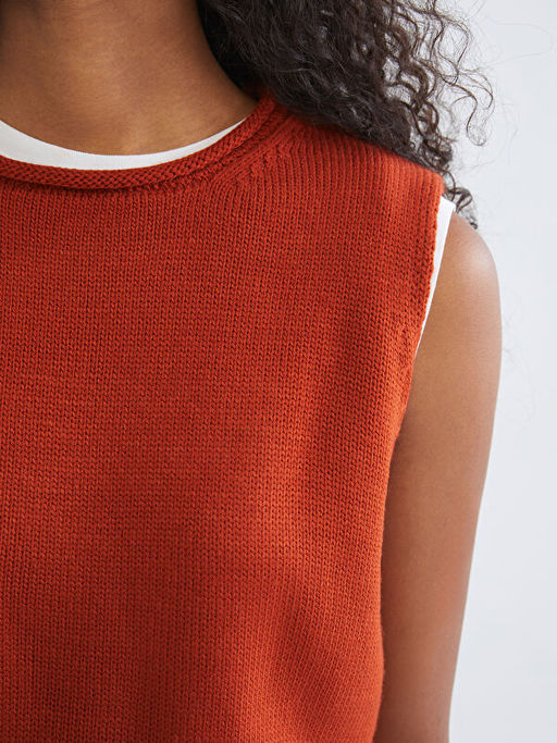 Bisiklet Yaka Kad?n Triko S?veter