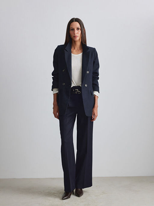 Regular Fit Kad?n Ka?e Blazer Ceket