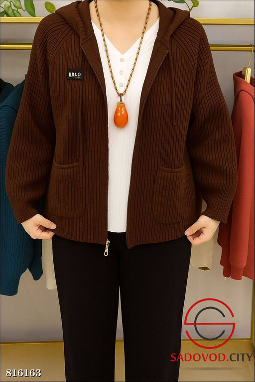 Кардиган женский с капюшоном - Bruno фото 5