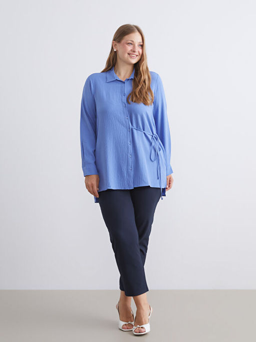 Dokulu Kad?n G?mlek Tunik