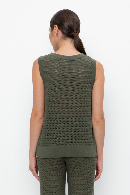 VERY NEAT _ ЕВ 30153/хаки блуза-топ жен