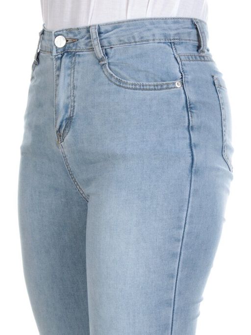 10097 BLUE Джинсы женские AMG JEANS (98% хлопок, 2% лайкра)