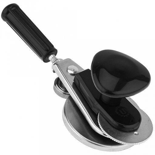 Машинка закаточная автоматическая МЗА Щелчок, металл, пластмассовая ручка, цвет черный, с шестеренкой, с подшипником, в блистере (Украина)