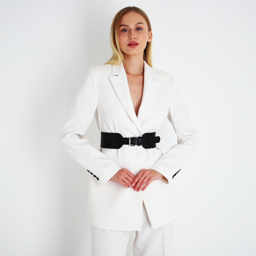 Ремень женский, ширина 6.7 см, пряжка металл, цвет чёрный - Simaland фото 3