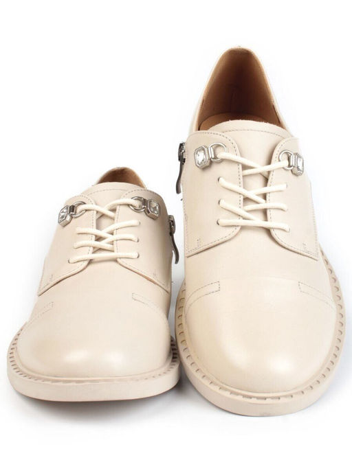 03-HP9954M BEIGE Полуботинки женские (натуральная кожа)