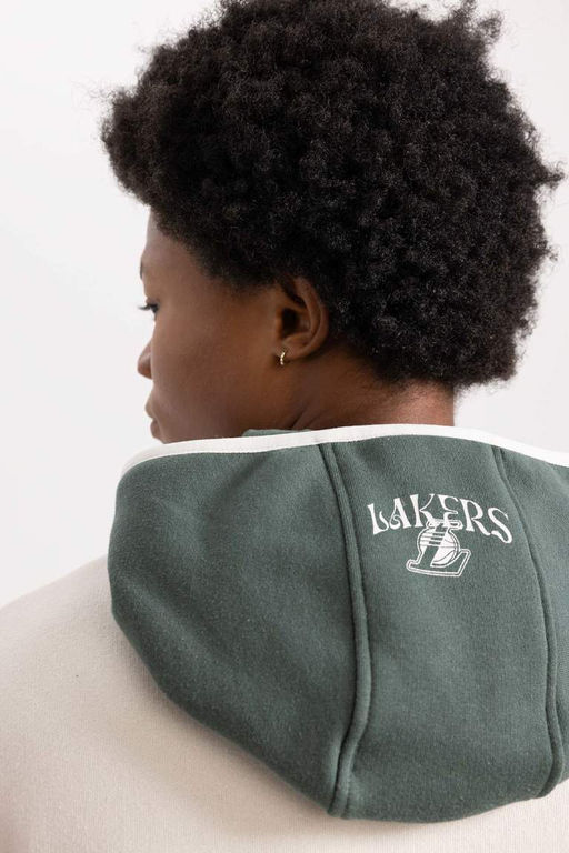 DeFactoFit Толстовка свободного покроя с капюшоном NBA Los Angeles Lakers  фото 6