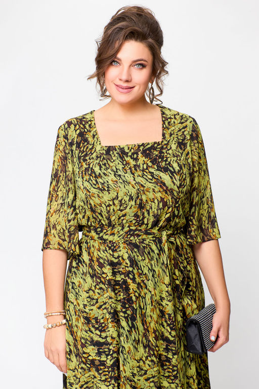 Блуза Swallow 803.2 черный+серебряный узор фото 1041