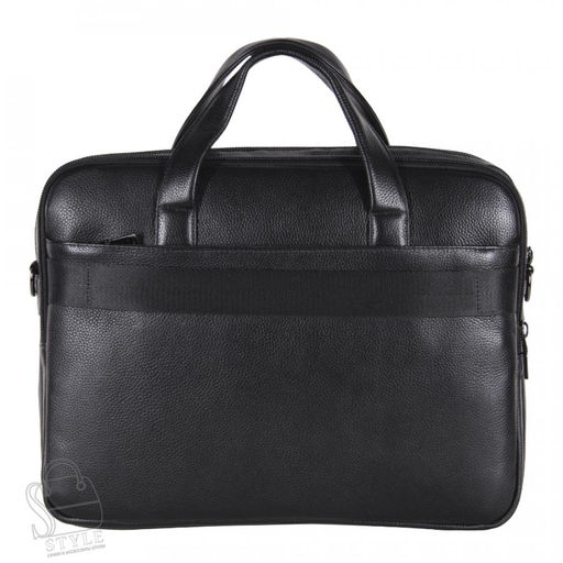 Портфель мужской кожаный 8074G black S-Style фото 4