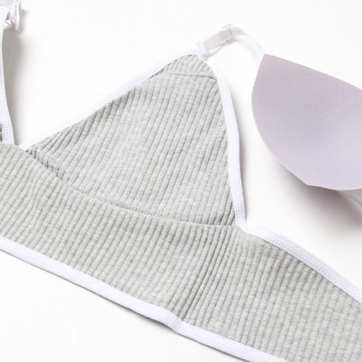 Комплект нижнего белья женский (топ, трусы) Collorista, серый, размер 42-44