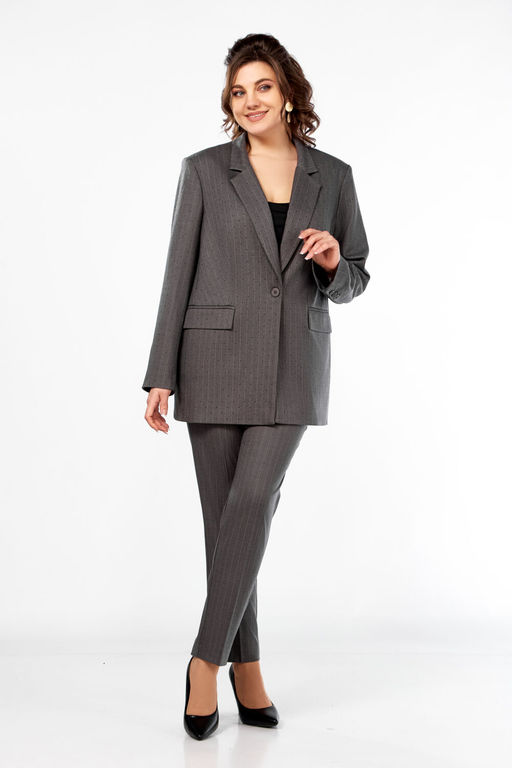 Жакет Olga Style С965 темно-серый