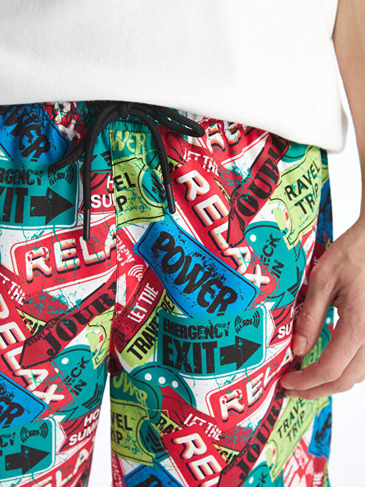 K?sa Boy Desenli Erkek Deniz ?ortu - Waikiki фото 3