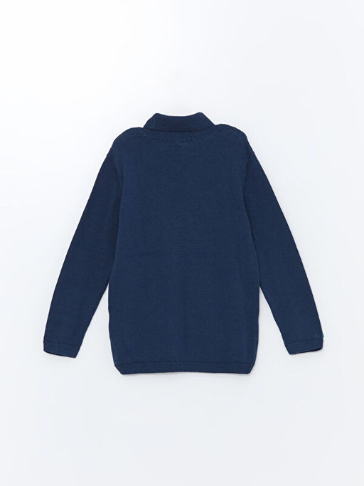 Bal?k?? Yaka Erkek Bebek Triko Kazak - Waikiki фото 2