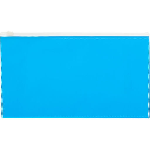 Цена за 2 шт. Папка-конверт на молнии 264х150 мм Attache Color , голубо й