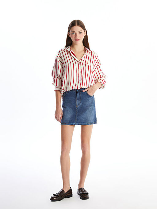 Standart Fit Kad?n Jean Etek