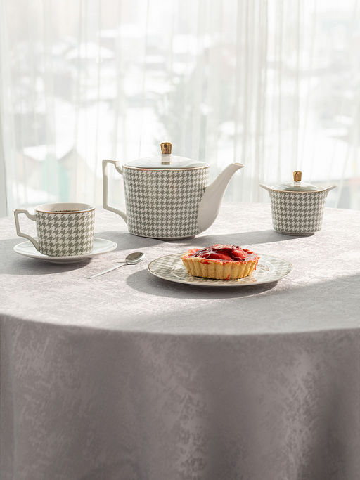 Тарелка суповая D21,5 мятный фарфор - Lucky фото 4