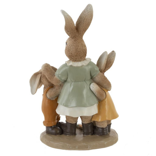 Фигурка декоративная "Зайцы", L11 W6,5 H16,5 см