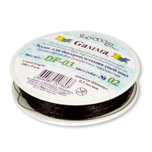 Zlatka / Gamma Леска для бисера DF-03 d 0.3 мм 100 м  0.5 м
