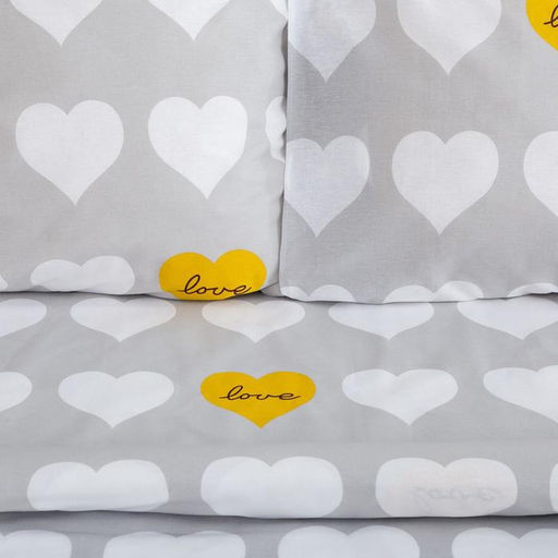 Постельное белье Этель 2 сп Heart 175*215см,200*220см, 70*70см-2 шт  фото 3