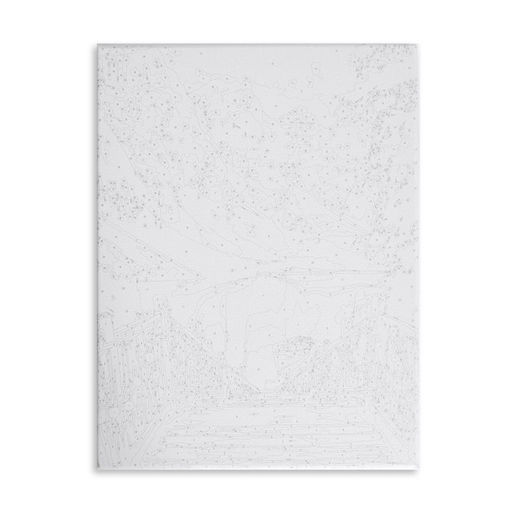 Картина по номерам на раме, с гирляндой «Озеро», 30×40 см