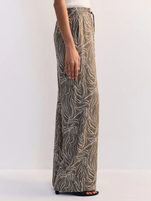 Брюки прямого кроя с принтом ZR2605012124-235 / Zarina