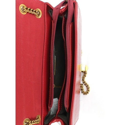 Сумка женская искусственная кожа DJ-7002-2-DARK BORDEAUX, 2отд, плечевой ремень (цепочка), бордо SALE 255999 - Adelia фото 3