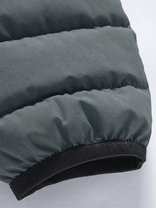 Куртка мужская удлинённая стёганая с капюшоном и графеновой подкладкой утеплитель тинсулейт