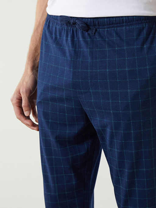 Standart Kal?p Ekose Erkek Pijama Alt