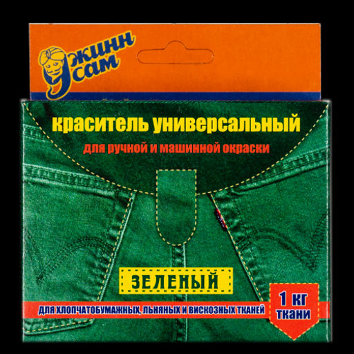 Краситель для ткани Джинн Сам цв. зеленый уп. 20г