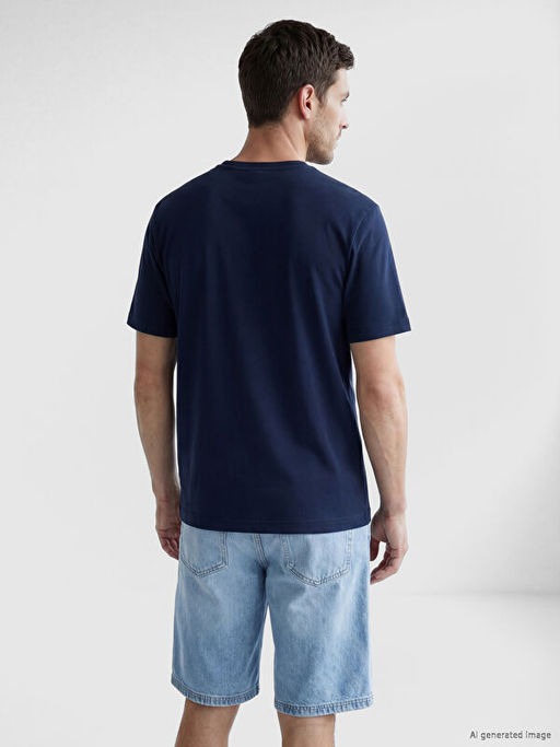 Regular Fit Basic Erkek Dry Touch Ti??rt