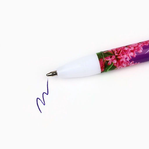 Цена за 10 шт. Ручка шариковая, синяя паста, 0.5 мм, пластик С 8 марта