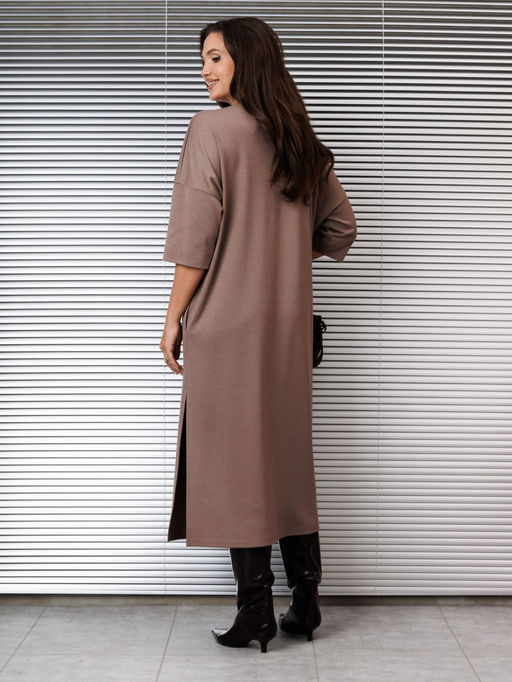 Платье Azzara 10000К коричневый - Michel chic фото 3