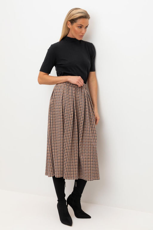 ЕВТ 7020/кунжут,гусиная лапка юбка жен