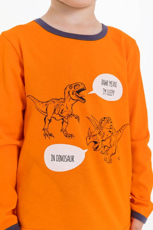 Пижама М224044Пб Оранжевый - Елена фото 3