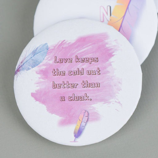 Зеркало карманное 7,5 см / CW419-6 /уп 12/480/ - Галеонтрейд фото 4