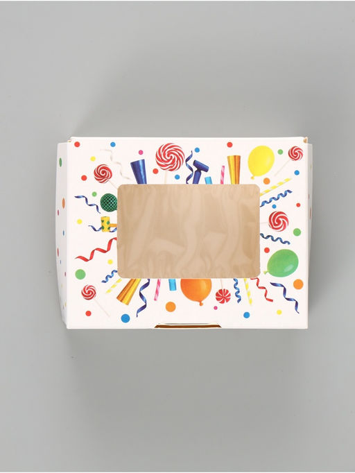 Цена за 5 шт. Коробка подарочная складная «Путевка в сладкую жизнь», 10×8×3.5 см, с окном