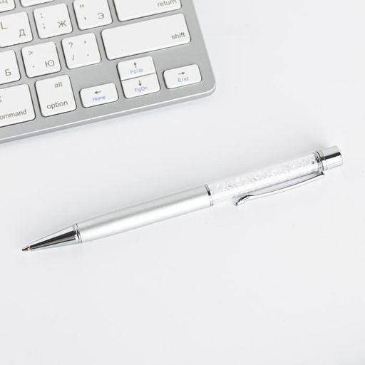 Ручка шариковая, синяя паста, 1.0 мм, с шейкером, металл Ты самая нежная