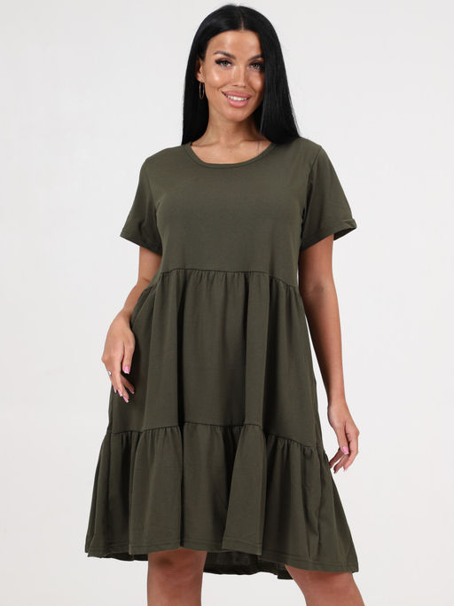 837 ПЛАТЬЕ (Хаки) - А-дина фото 4