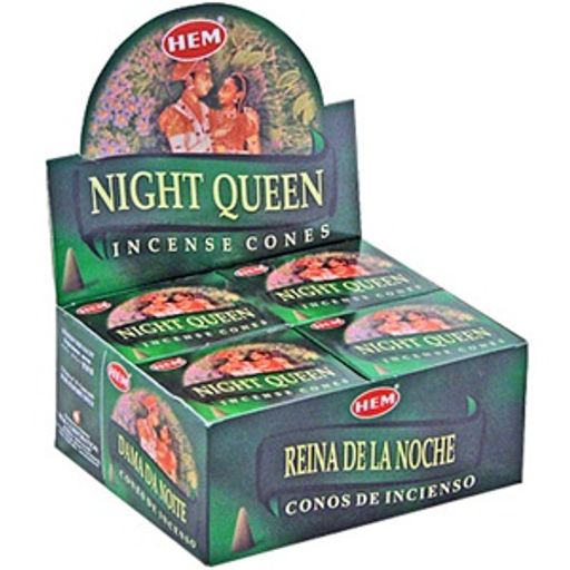 Благовония конусы HEM Night Queen Ночная королева уп-12шт