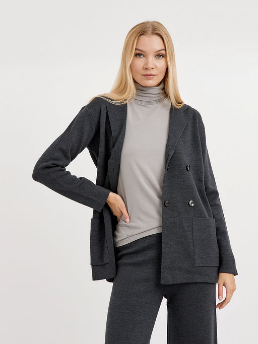 кардиган женский на пуговицах с карманами - Glenfield фото 5