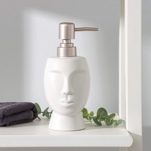 Дозатор для жидкого мыла SAVANNA Вуду, 240 мл, цвет белый