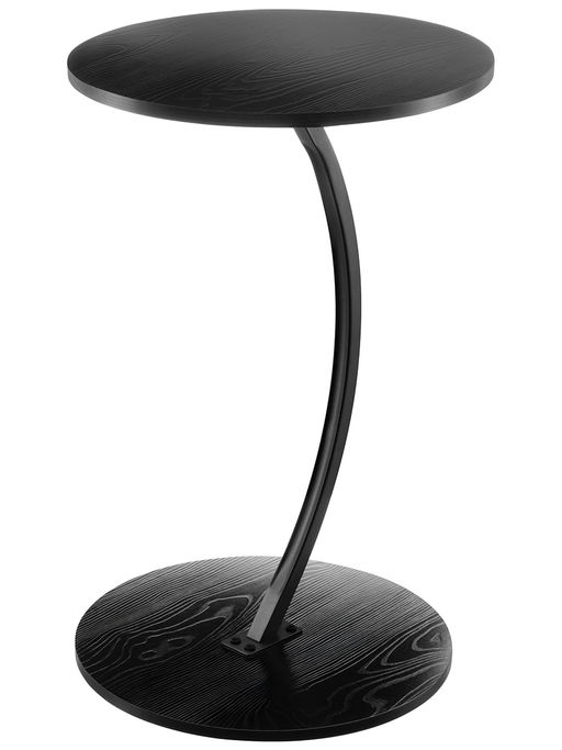 Стол журнальный 39,5*39,5*62 см, черный, круглый