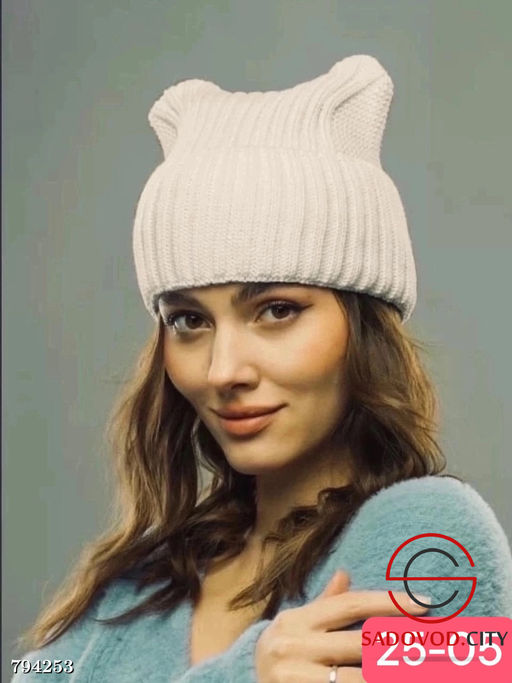Зимняя шапка двойная тёплая.
