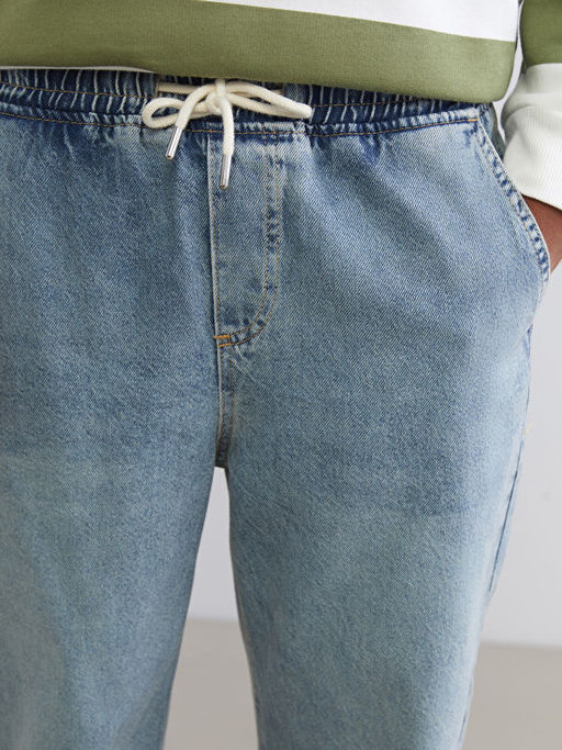 Straight Fit Erkek Jean Pantolon