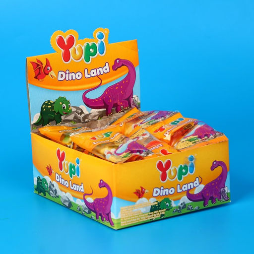 Цена за 24 шт. Мармелад Dino Land Yupi, 6 г