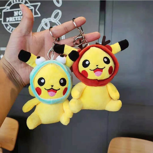 Мягкая игрушка брелок Пикачу в шапочке 10 см - Storyland фото 3
