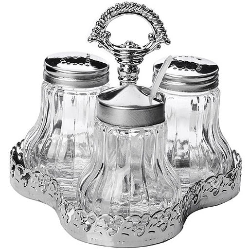 40481 Набор для специй на подставке 5 пр стекло/нерж MB (х48) - Mayer&boch фото 6