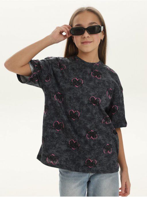 Футболка Принт Розовый Девочка - София фото 2