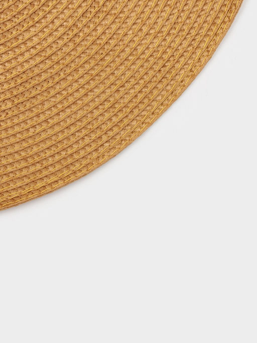 Салфетки сервировочные на стол Доляна «Лофт», 4 шт., d=38 см, песочные