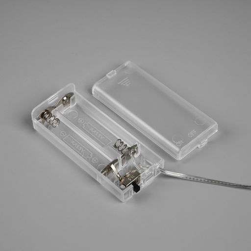 Гирлянда Нить 2 м роса с насадками Ёлочка, IP20, серебристая нить, 20 LED, батарейки ААх2 (нет в комплекте), свечение тёплое белое - Luazon lighting фото 5